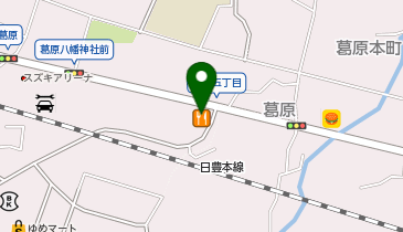 ジョリーパスタ 葛原店の地図画像