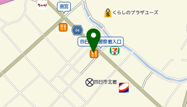 ジョリーパスタ 四日市羽津店の地図画像