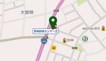 伝丸 つくば西大通り店の地図画像