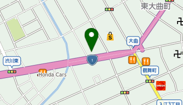 伝丸 1国清水大曲店の地図画像