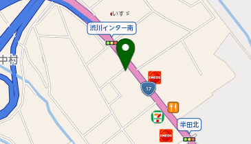 伝丸 17号渋川伊香保IC店の地図画像