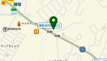 伝丸 踊場店の地図画像