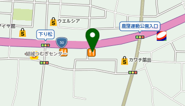 はま寿司 結城店の地図画像