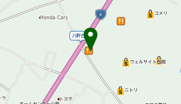 はま寿司 石岡店の地図画像