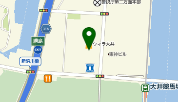 はま寿司 ウィラ大井店の地図画像