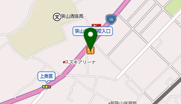 はま寿司 新狭山店の地図画像