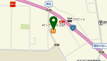 はま寿司 盛岡上田店の地図画像