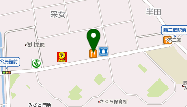 はま寿司 新三郷店の地図画像