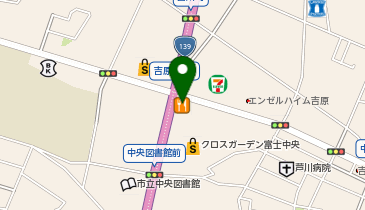 はま寿司 クロスガーデン富士中央店の地図画像