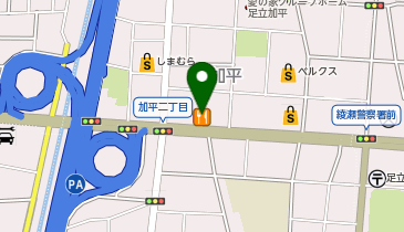はま寿司 加平店の地図画像