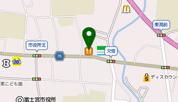 はま寿司 富士宮矢立町店の地図画像