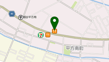 はま寿司 越谷平方店の地図画像