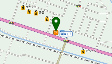 はま寿司 新発田店の地図画像