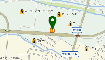 はま寿司 草津新浜店の地図画像