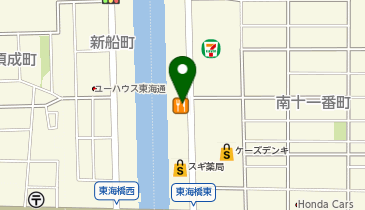 はま寿司 港区新川店の地図画像