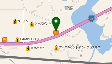 はま寿司 綾川店の地図画像