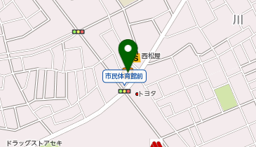 はま寿司 上尾店の地図画像