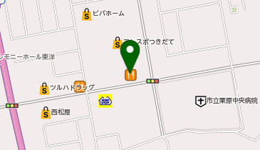 はま寿司 栗原築館店の地図画像