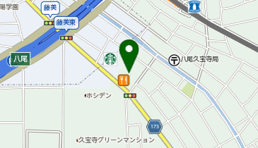 はま寿司 八尾東久宝寺店の地図画像