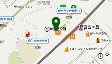 はま寿司 新百合ヶ丘駅前店の地図画像