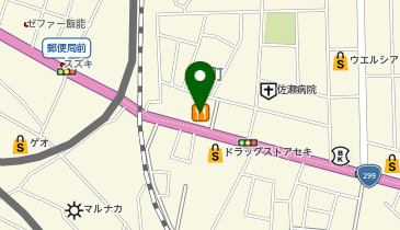 はま寿司 飯能店の地図画像