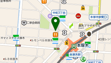 はま寿司 本厚木駅前店の地図画像