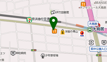 はま寿司 環八大鳥居店の地図画像