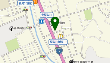 はま寿司 鹿児島草牟田店の地図画像