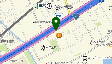 はま寿司 43号阪神青木店の地図画像