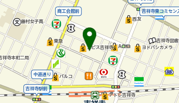 はま寿司 コピス吉祥寺店の地図画像