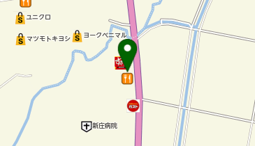 はま寿司 新庄店の地図画像