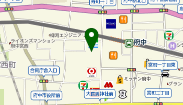 はま寿司 府中けやき並木通り店の地図画像