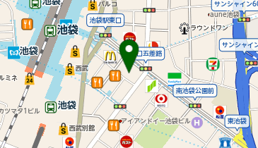 はま寿司 池袋グリーン大通り店の地図画像