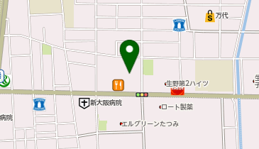 はま寿司 生野巽北店の地図画像
