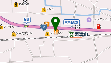 はま寿司 津山店の地図画像