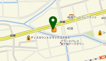 はま寿司 新下関店の地図画像