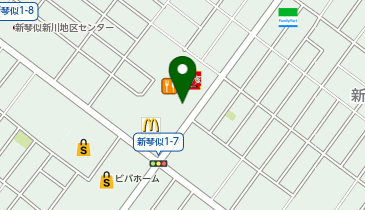 はま寿司 札幌新琴似店の地図画像