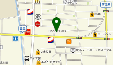 はま寿司 高知北金田店の地図画像