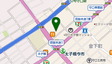 はま寿司 守口太子橋店の地図画像