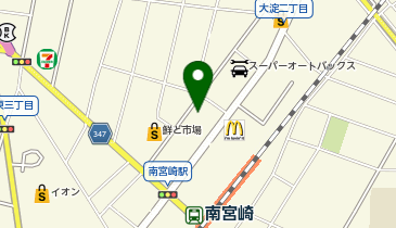 はま寿司 南宮崎店の地図画像