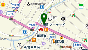 はま寿司 長崎浜町店の地図画像