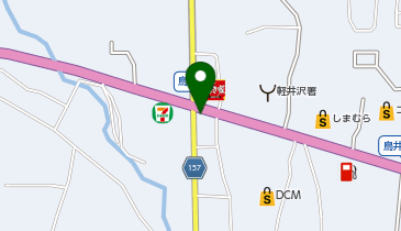 はま寿司 軽井沢店の地図画像