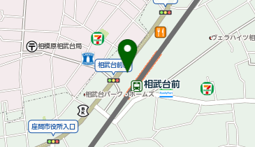 ゼッテリア 小田急マルシェ相武台店の地図画像