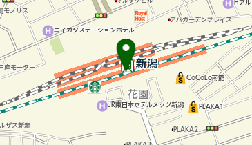 ゼッテリア CoCoLo新潟店の地図画像