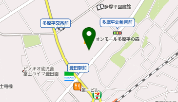 ゼッテリア イオンモール多摩平の森店の地図画像