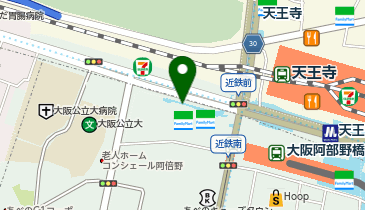 ゼッテリア あべのアポロビル店の地図画像