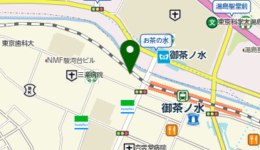 ゼッテリア お茶の水駅前店の地図画像