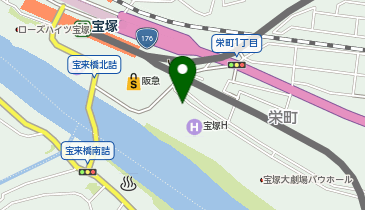 ゼッテリア 宝塚花の道店の地図画像