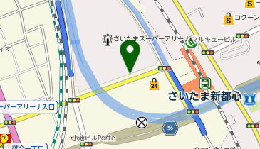 ゼッテリア さいたまけやきひろば店の地図画像