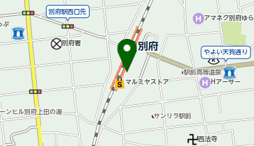 ゼッテリア 別府駅店の地図画像